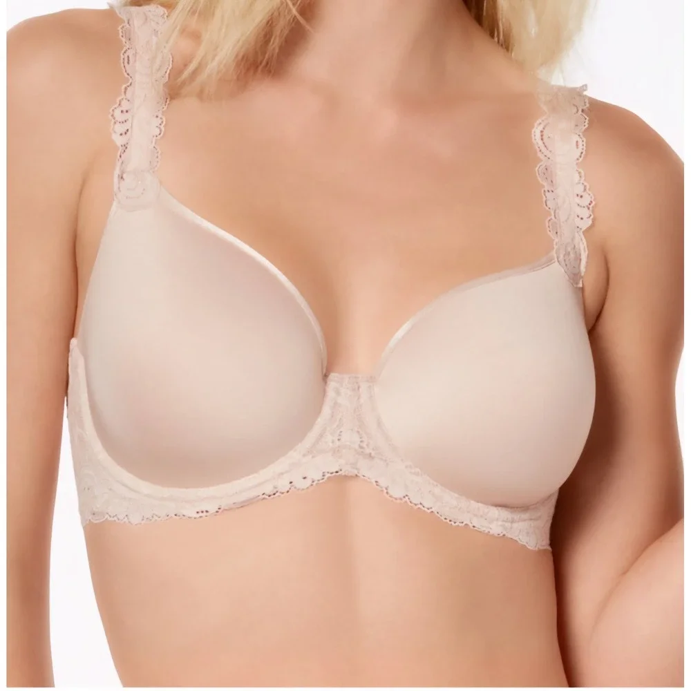 Wacoal Women's Bra Sz 32DDD 3pieces Bundle Nude Coquette Feminine Lacey